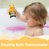 Baby Bath Thermometer Floating Toy, Safety Water Temperature Thermometer for Bathtub - Newborn Baby Shower Gift (Bee)