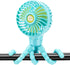 Stroller Fan Portable Personal Mini Handheld Clip-on with Flexible Tripod, USB Pram Fan for Baby Stroller, Car Seat,