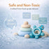 GANDIKIDS BABY PRODUCTS Set 3 Set 4 Baby Silicone Teething Ring Teether Gift for Boys and Girls Over Months Soothes