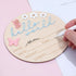 TAHULIK 5.9 Inch Hello World Newborn Sign, Butterfly Style Birth Welcome Board, Pink World Baby Announcement Sign