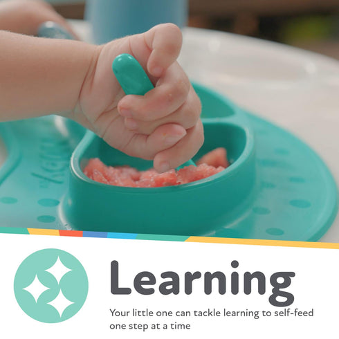 Nuby Baby's First Spoons Set, 3-Pack Feeding Utensils for Babies 6+ Months
