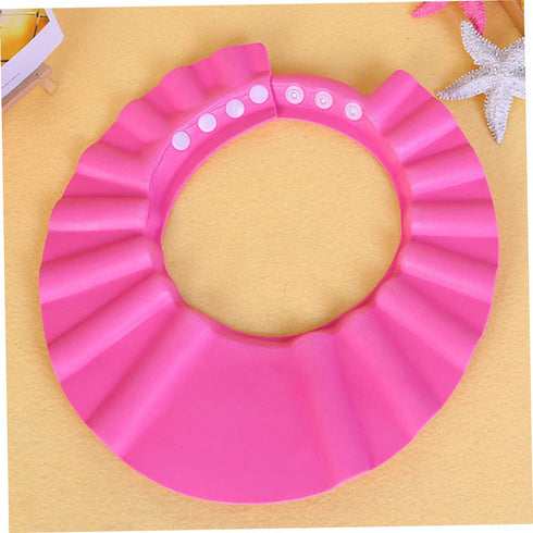 Eioflia 3PCS Baby Shower Cap, Baby Shampoo Cap Adjustable Shower Hat Soft Hair Washing Shield for Toddlers Kids