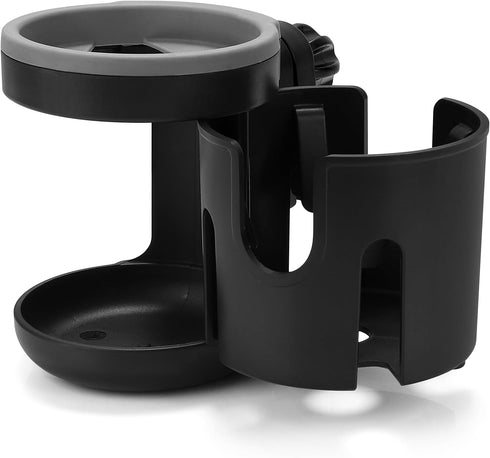 Accmor Universal Cup Holder - Stroller and Bike Cup Holder, 360° Rotatable Large Caliber Design for Stroller