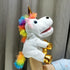 Hopearl Plush Unicorn Hand Puppet for Imaginative Play, Interactive Storytelling Toy for Kids, 12''