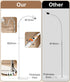 KWTCUOI 82" Adjustable Height Baby Monitor Floor Stand with Flexible Gooseneck - No Drill & Tool-Free,Sturdy Base,Fits