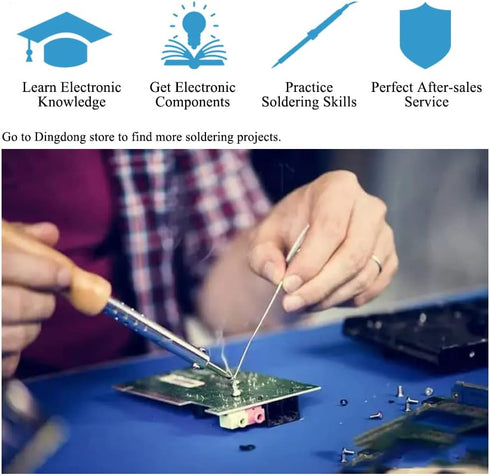 Soldering Practice Kit, Electronic DIY Toy Game Console for Kids, Fun Soldering Project for Students Halloween