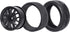 4-Pack HobbyPark RC Car Tires & Wheels, 12mm Hex Drive Hub with Foam Inserts for 1/10 Touring Car