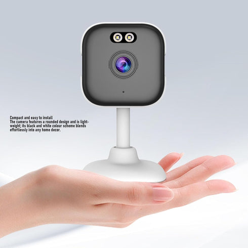 Pomya 3MP 2K WiFi Security Camera, HD Indoor Camera with PIR Motion Detection Human Tracking, Two Way Audio Night
