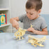 2 Packs 3D Georgie Porgy of Wooden Puzzles, DIY Models Kits for Kids, Dinosaur Animal Airplane Car Woodcraft