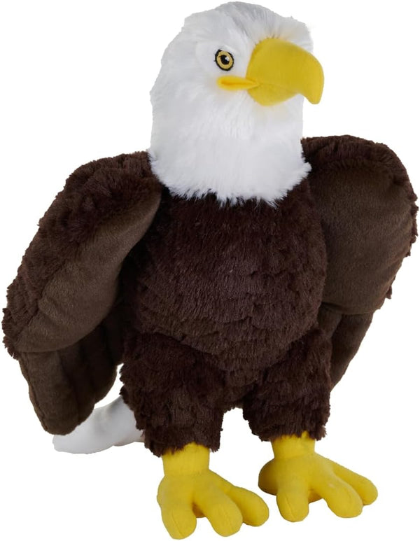 Wild Republic Cuddlekins Eco Bald Eagle, Stuffed Animal, 12 Inches, Plush Toy,