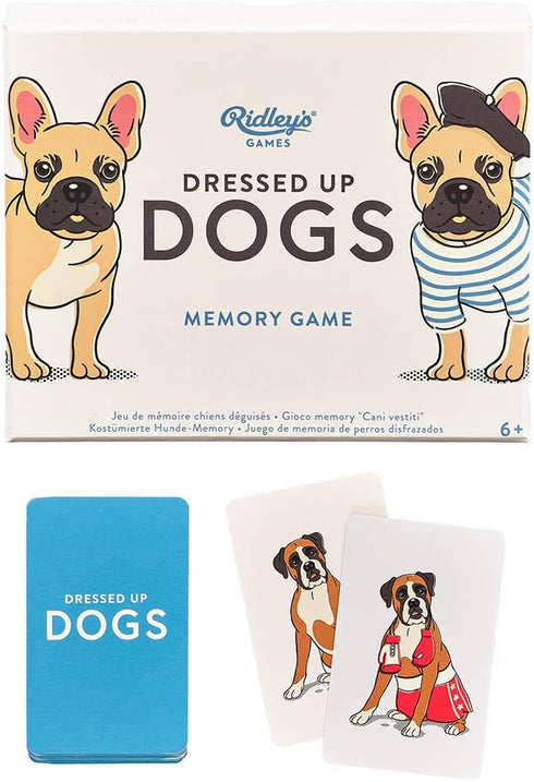 Ridley s Dressed Up Dogs Memory Game 50 Matching Cards and Instructions, Fun for All Ages, Great Gift Idea