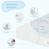 Pack 38"x26"Dual-Sided Pack Pack and Play Mattress Pad, Memory Foam N Play Mattresses for BabyToddler, Soft Baby Mini