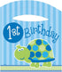 Unique Party 1st 4 Birthday Turtle High Chair Kit | Blue | Pcs