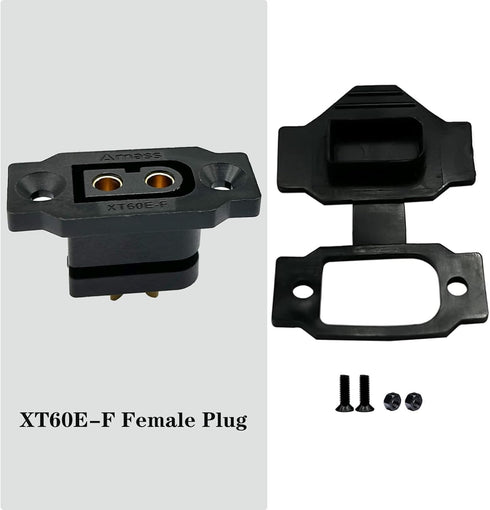 10pcs XT60E-F Female Plug, XT60h XT60 Male Bullet Connector with PVC Protective Sleeve for RC Aircraft Drone Accessories