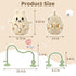 6 12 18 Baby High Chair Suction Toys Teething Chew - Baby Teething Toys Silicone Teethers Table Toys, Food Grade