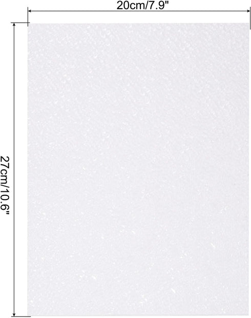 MECCANIXITY DIY Ripple Water Effect Sheet 10.6 x 7.9 Inch Still Water Texture Sticker for Lake Scene Dolls House Decor Pack of 5,Transparent by MECCANIXITY