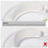 Doytn 5 (1, 7x3.3inch) Toilet Splash Guard Pee Deflector with Strong Suction Cups Urine Guard Prevents Pee Leaks Large