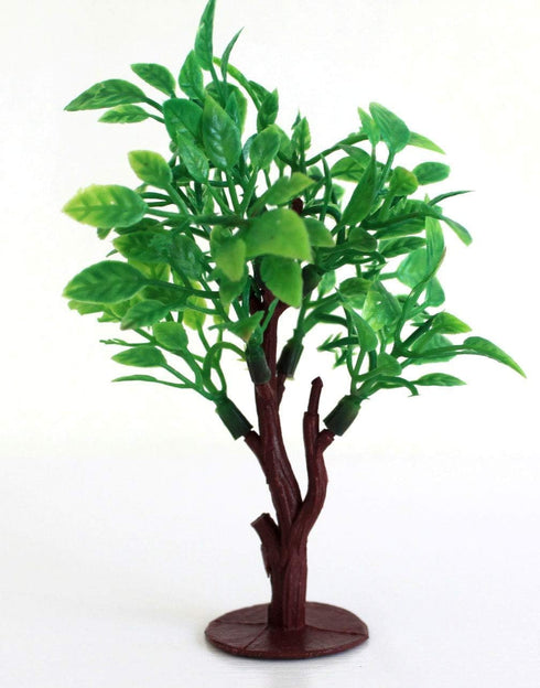 OrgMemory Upgrade Trees Cake Decorations, 19pcs Model Trees with Bases, Ho Scale Diorama Supplies