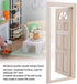 Dollhouse Door, 1:12 Wooden Miniature Simulated Door Model Toy Accessory for Doll House