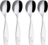 ANNOVA Kids Silverware 10 Pieces Children's Safe Flatware Set, Stainless Steel, 4 x Forks, 4 x Spoons, 2 x Safe Knife