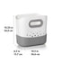Stand Up Bath Toy Storage Bin - Efficient Organizer for Baby's Toys (Gray)