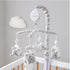 12 The Peanutshell Crib Mobile for Girls or Boys - Soft Grey Musical Baby Crib Mobile with Lullabies, Cute Elephant
