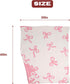 Cozy 30x40 Bow Blanket Pink Bows Soft Throw Blanket Reversible Premium Fabric for Best Comfort