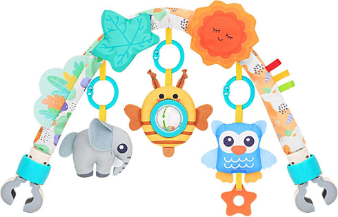 0-6 0-6 6-12 Car Seat Toys for Babies Months,Arch Stroller Toys for Infant Months,Mobile for Bassinet Bouncer Hanging