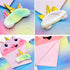 Baby Doll Sleeping Bag Toy Playset - Rainbow Unicorn Doll Bedding Accessories with Eye Mask