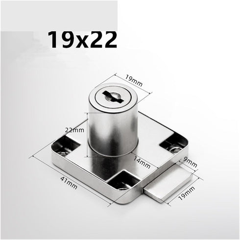 QXCIVR 16x22) Cabinet Drawer Latch Locks Furniture Door Lock Hardware Desk Lock Wardrobe Cabinet Door Locks Bedside
