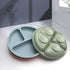 Eascrozn 3 Pack, 100% Toddler Plates Divided Suction Plates for Baby, Food Grade Silicone Baby Plates, Non-Slip, Baby