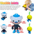 CHANECALL Action Figures Toy, 8 Pcs Cake Topper Figures Decorations, Mini Animals Playset for Kids Birthday Party