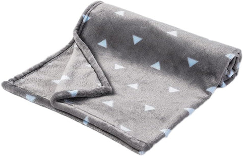 Bunnikins & Clover Lightweight Plush Flannel Baby Blanket, Super Soft for Boys and Girls, 30"x36"