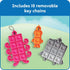 hand2mind Counting Numberblocks Sensory Bubble Poppers, Push Pop Fidget Toys, Keychains for Kids, Math Manipulatives