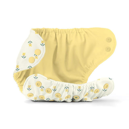 1 (7-17 lbs) Esembly Cloth Diaper Cover - Reusable Swim Diaper, Waterproof, Breathable - Adjustable Outer Layer Over