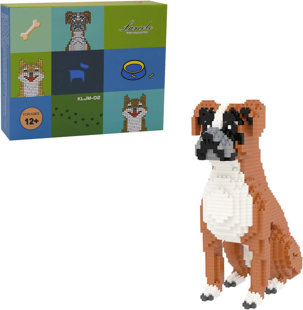 Larcele Micro Dog Building Blocks Mini Pet Building Toy Bricks, 1061 Pieces
