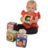 Constructive Playthings Customizable Stacking Block Toys with Clear Pockets for Ages 12