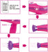 Little Girls Beauty Hair Salon Toy Kit with Toy Hairdryer, Mirror & Accessories, Makeup Set