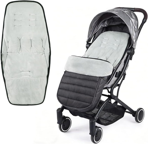 HKSICHENGKEJI 2 in 1 Baby Stroller Cushion Bunting Bag Removable Windproof Footmuff Toddler