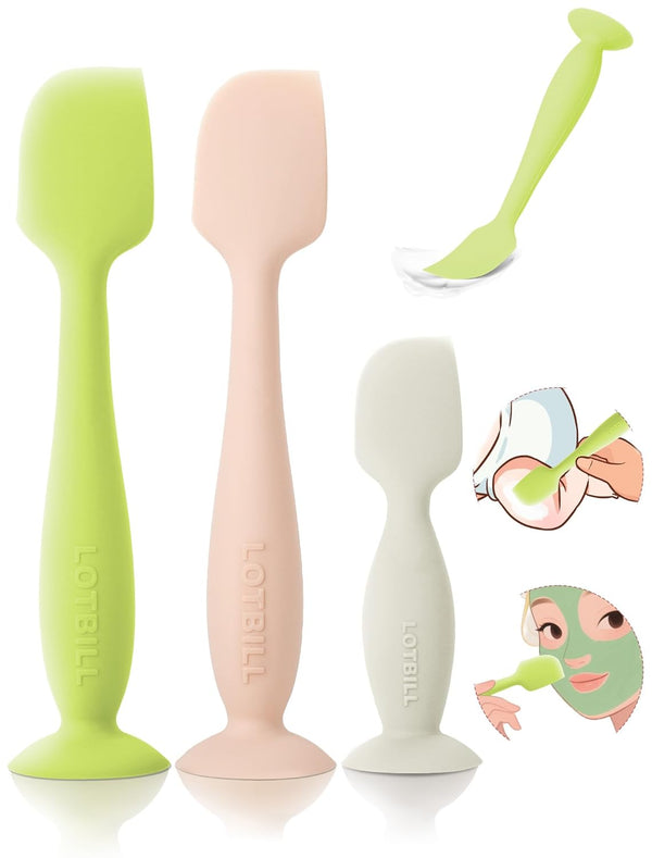Diaper Cream Spatula, 3 Pack Butt Spatula Baby, Silicone Diaper Cream Applicator,
