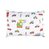 Kids Toddler Pillowcases 100% Cotton, 14x19, 2 Packs, Fits Kid Toddler Bedding Pillow 14x19, Construction Vehicle Cars