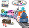 Dynffur Electric Train Set for Toddler 2-4, Control Music Train Toy with Light,
