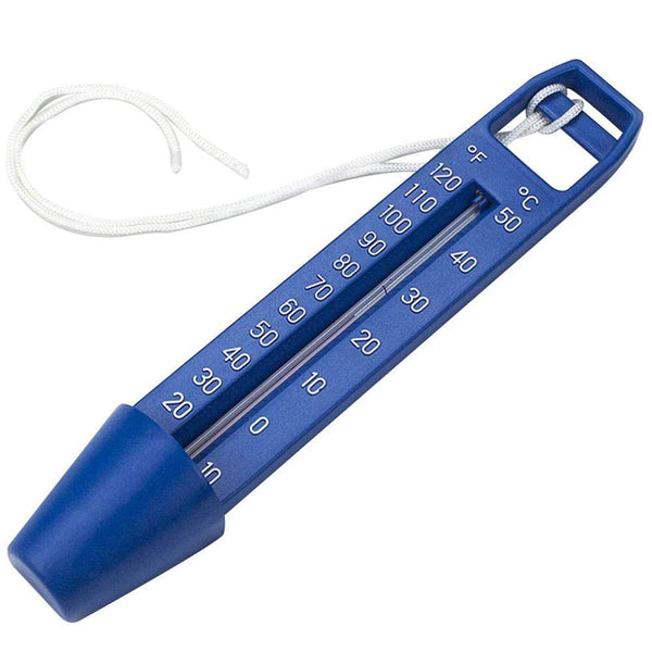 Swimming Pool Thermometer Floating for Baby Bathtub, Spa Pool, Blue, with Rope