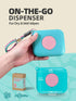 Eraecho Baby Wipes Dispenser for Stroller & Diaper Bag, Refillable Portable Tissue Case, Waterproof Travel Wipes