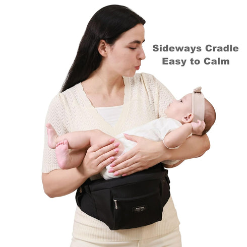 45lbs, Sunveno Baby Carrier with Hip Seat,Ergonomic Baby Hip Carrier, Front-Facing Baby Holder, Anti-Slip Seat Surface