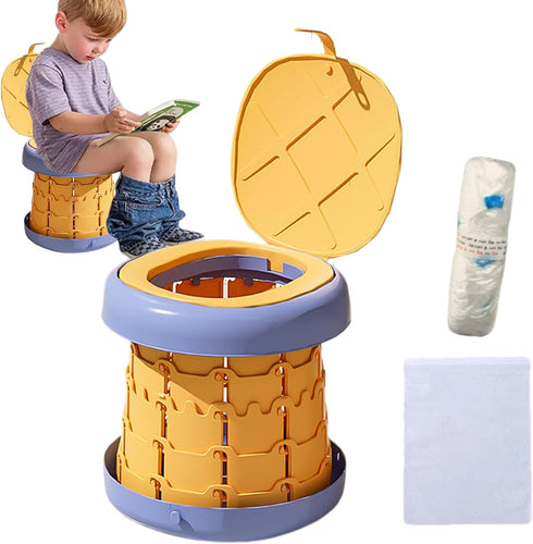 Genrico Portable Children's Potty - Comfortable and Foldable Trainer | Foldable Potty for