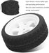 4Pcs 65mm RC Non-Slip Rubber Tires, Series Hub with Sponge Lining for WPL D12 1/10 Wheel Upgrade Accessories
