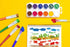 Anezus Large Chubby Paint Brushes Round and Flat for Washable Paint Acrylic Paint, 10Pcs for Preschool