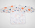 Baby Bib Long Sleeved Shirt with Pocket for Toddler (Squirrel Hedgehog), 1 to 3 Years Old