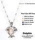Love Pearl Creations Animals Wish Kit with Dolphin Pendant Necklace